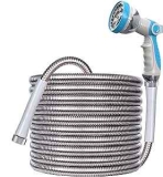 50-Foot Garden Hose w/ 10 Function Nozzle