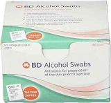 BD Alcohol Swabs 100-Pack