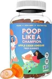 Poop Like a Champion 90-Count Apple Cider Vinegar Fiber Gummies