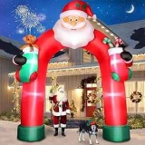 9-Foot Inflatable Santa Archway