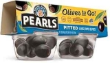 Pearls Olives To Go! Pitted Black Olives 24-Pack