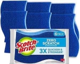 Scotch-Brite Zero Scratch Scrub Sponges 6-Pack