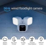 Blink 1080p Outdoor Wired Security Camera with Floodlight