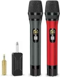 Wireless UHF Dual Handheld Dynamic Microphone System