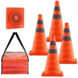 Vevor 18″ Traffic Safety Cones 4-Pack