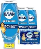 Dawn EZ-Squeeze 22-oz. Dish Soap 3-Pack + Non-Scratch Sponge 2-Pack