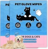 Spanielbuns 4-Count Pet Cleaning Wipe Glove 2-Pack