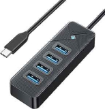 GiGimundo 4-Port USB-C to USB-A Adapter