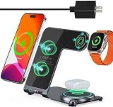 Aluminum 3-in-1 Wireless Charger Stand