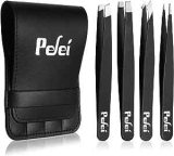 Pefei Professional Stainless Steel Tweezer Set