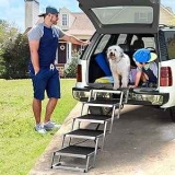 5-Step Foldable Dog Stairs