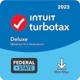 TurboTax Deluxe Federal + State 2023 Tax Software