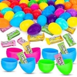 Candy Filled Plastic Easter Eggs 24-Pack