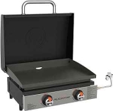 Blackstone 22″ Stainless Steel Portable Gas Griddle with Hood