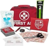 Swiss Safe 2-in-1 First Aid Kit w/ Bonus 32-Piece Mini Kit