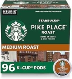 Starbucks Pike Place Roast K-Cup Coffee Pods 96-Pack
