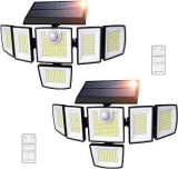 iMaihom Solar LED Flood Light 2-Pack