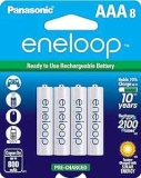 Panasonic eneloop NiMH Rechargeable AAA-Battery 8-Pack