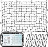 Ticonn 4′ x 6′ Cargo Net for Pickup Truck Bed