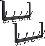 Ticonn Over The Door Hook Rack 2-Pack