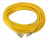 Yellow Jacket 12/3 Heavy-Duty 15-Amp SJTW Contractor 25ft Extension Cord