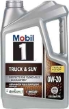 Mobil 1 Truck & SUV Full Synthetic Motor Oil 0W-20 5 Quart Bottle