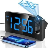 Curved Projection Alarm Clock