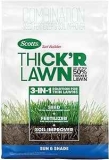 Scotts Turf Builder Thick’r Lawn 12-lb. 3-in-1 Grass Seed, Fertilizer, and Soil Improver