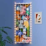 Corner Stuffed Animal Storage Organizer with Lights