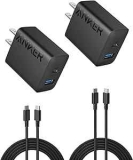 Anker 20W Dual Port USB Fast Wall Charger 2-Pack