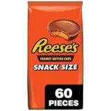 Reese’s Peanut Butter Snack Size Cups 60-Piece Bag