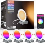 Lumary 6″ 13W Smart Recessed Light 4-Pack