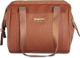 Igloo 9-Can Luxe Leather Lunch Tote / Crossbody Bag