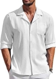 Coofandy Men’s Casual Textured Shirt