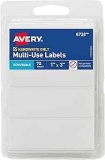 Avery Multi-Use Removable Labels 72-Pack