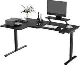 Sanodesk Electric L-Shaped Dual Motor Standing Desk