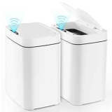 2.7-Gallon Touchless Garbage Can 2-Pack