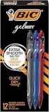 Bic Gelocity Quick Dry Gel Pens 12-Pack