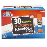 Elmer’s All Purpose School Glue Sticks 30-Pack