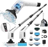 Electric Spin Scrubber with LED Battery Display