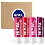 Nivea Fruity Tinted Lip Balm 4-Pack