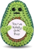 Positive Avocado 3″ Knitted Doll