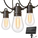 48-Foot LED Solar String Outdoor Lights
