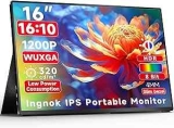 Ingnok 16″ 1200p HDR IPS LED Portable Monitor