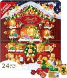 Lindt Holiday Teddy Bear Chocolate Candy Advent Calendar