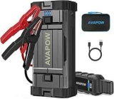 Avapow 18,000mAh Portable Car Jump Starter