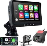 7″ Portable Car Stereo with Dash Cam