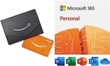 Microsoft 365 Personal (Office) 12-Month Subscription w/ $10 Amazon Gift Card