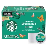 10-Ct Starbucks K-Cup Coffee Pods Medium Roast Spring Day Blend $5.24