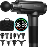 Darkiron Muscle Massage Gun w/10 Massage Heads $27.99